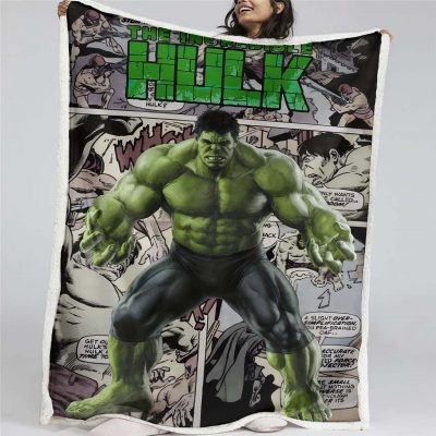 Marvel-Hulk 02 Decke - Fleecedecke