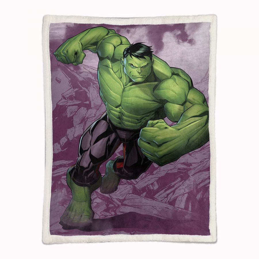 Marvel-Hulk 04 Decke - Fleecedecke – Bild 2