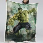 Marvel-Hulk 05 Decke – Fleecedecke