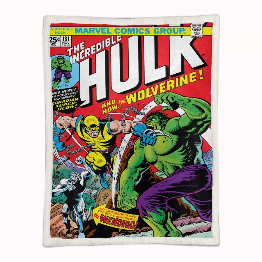 Marvel-Hulk 06 Decke - Fleecedecke – Bild 2