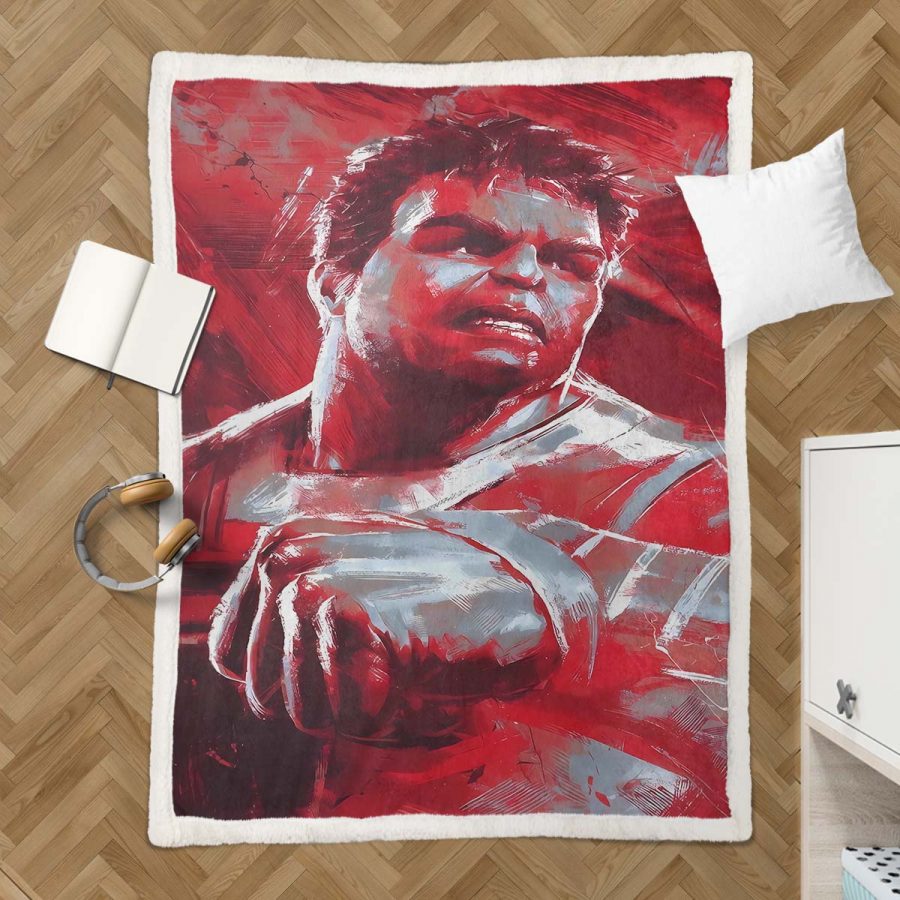 Marvel-Hulk 07 Decke - Fleecedecke – Bild 3