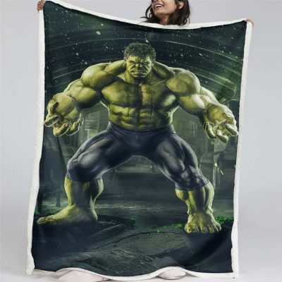 Marvel-Hulk 08 Decke - Fleecedecke