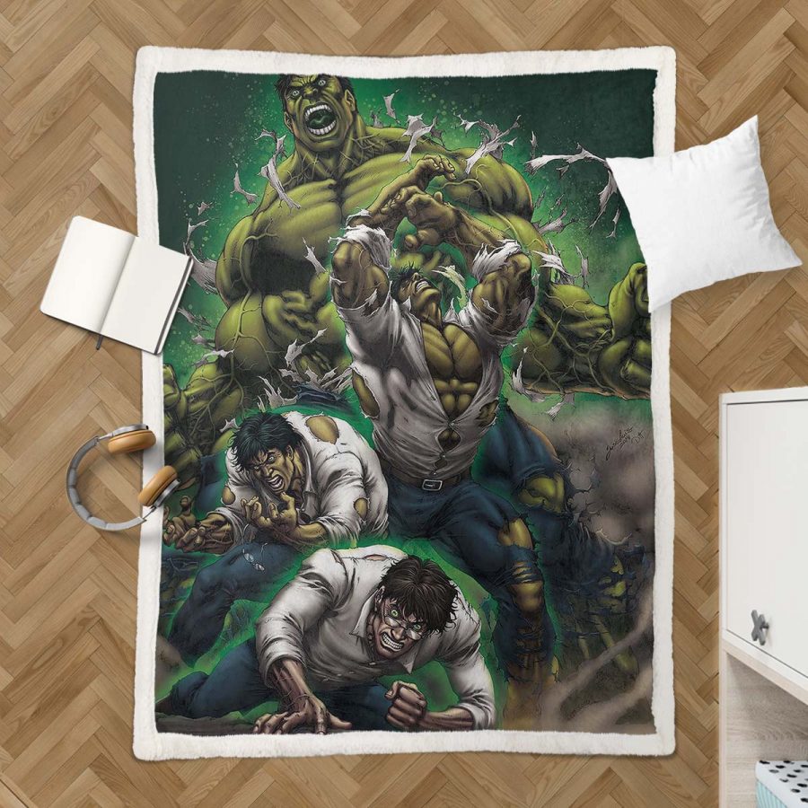 Marvel-Hulk 11 Decke - Fleecedecke – Bild 3
