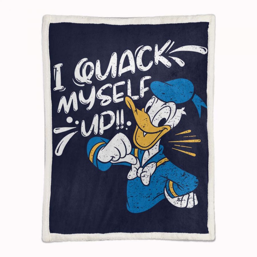 Ich quacksalbere mich, Donald Duck Decke - Fleecedecke – Bild 2