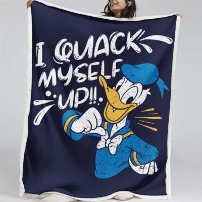Ich quacksalbere mich, Donald Duck Decke - Fleecedecke