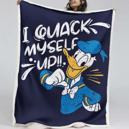 Ich quacksalbere mich, Donald Duck Decke - Fleecedecke