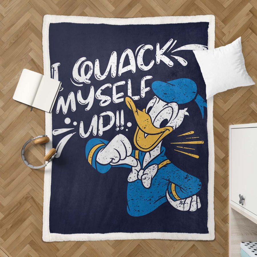 Ich quacksalbere mich, Donald Duck Decke - Fleecedecke – Bild 3