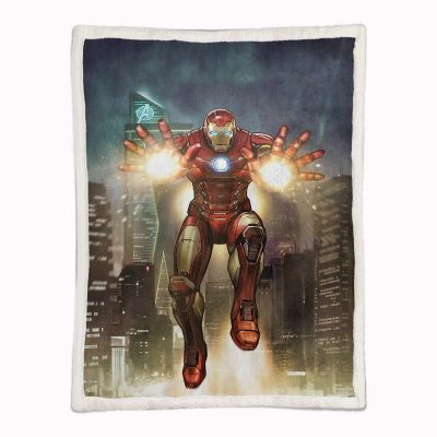 Alternative view of Iron Man Marvel 01 Decke - Fleecedecke