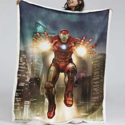 Iron Man Marvel 01 Decke - Fleecedecke