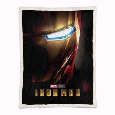 Alternative view of Iron Man Marvel 04 Decke - Fleecedecke