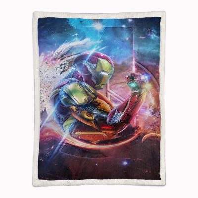 Alternative view of Iron Man Marvel 05 Decke - Fleecedecke