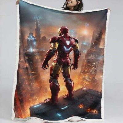 Iron Man Marvel 06 Decke - Fleecedecke
