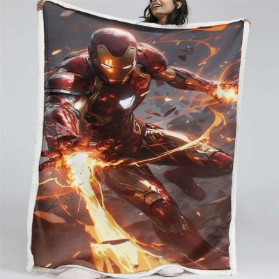 Iron Man Marvel 09 Decke - Fleecedecke