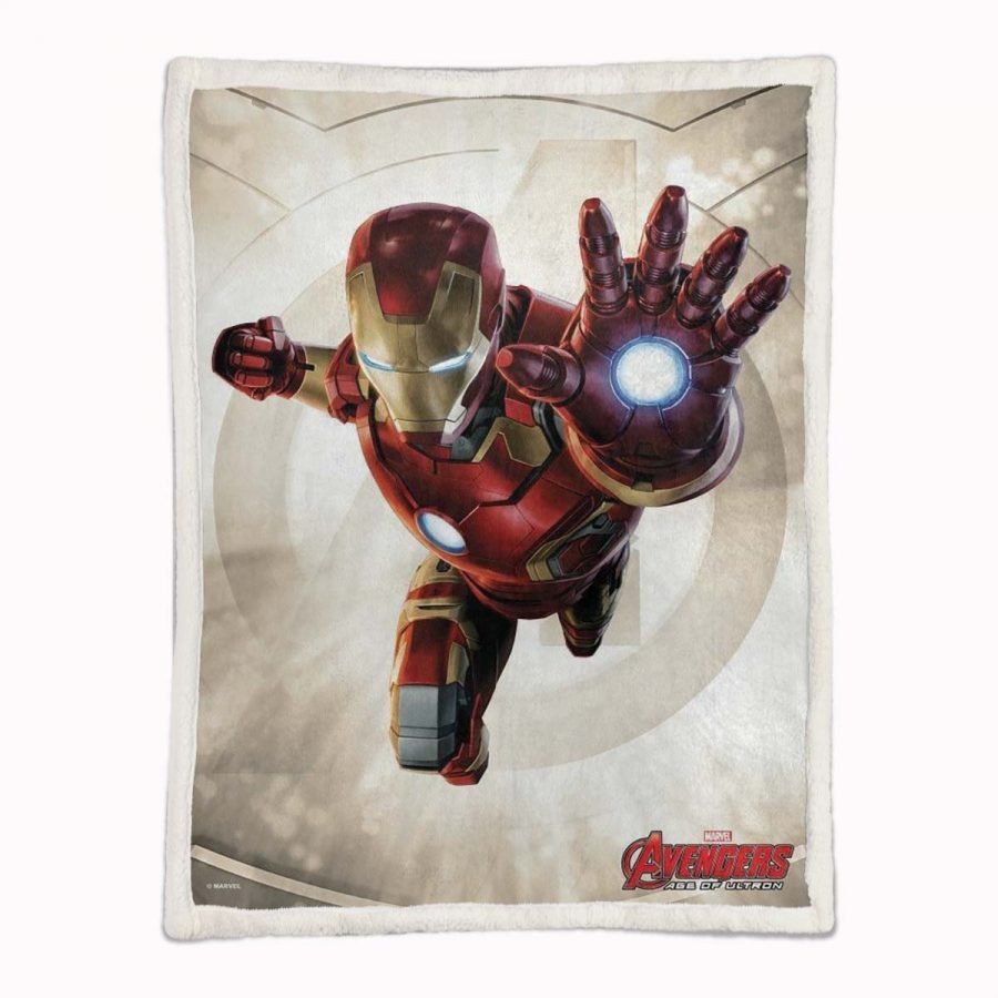Iron Man Marvel 10 Decke - Fleecedecke – Bild 2