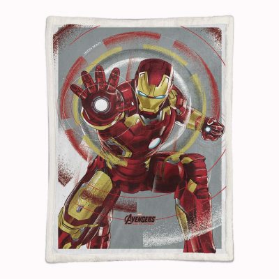 Alternative view of Iron Man Marvel 11 Decke - Fleecedecke
