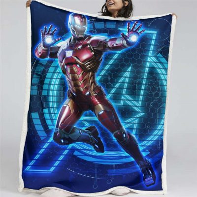 Iron Man Marvel Avengers Decke - Fleecedecke