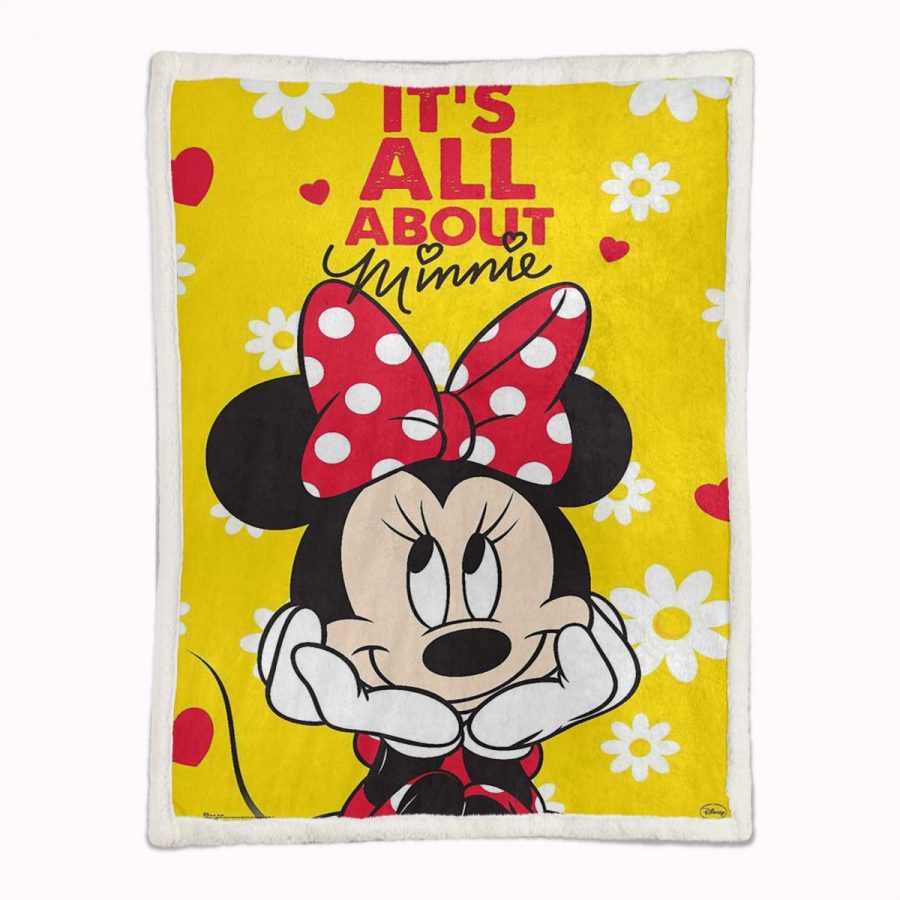Alles dreht sich um Minnie Maus Decke - Fleecedecke – Bild 2