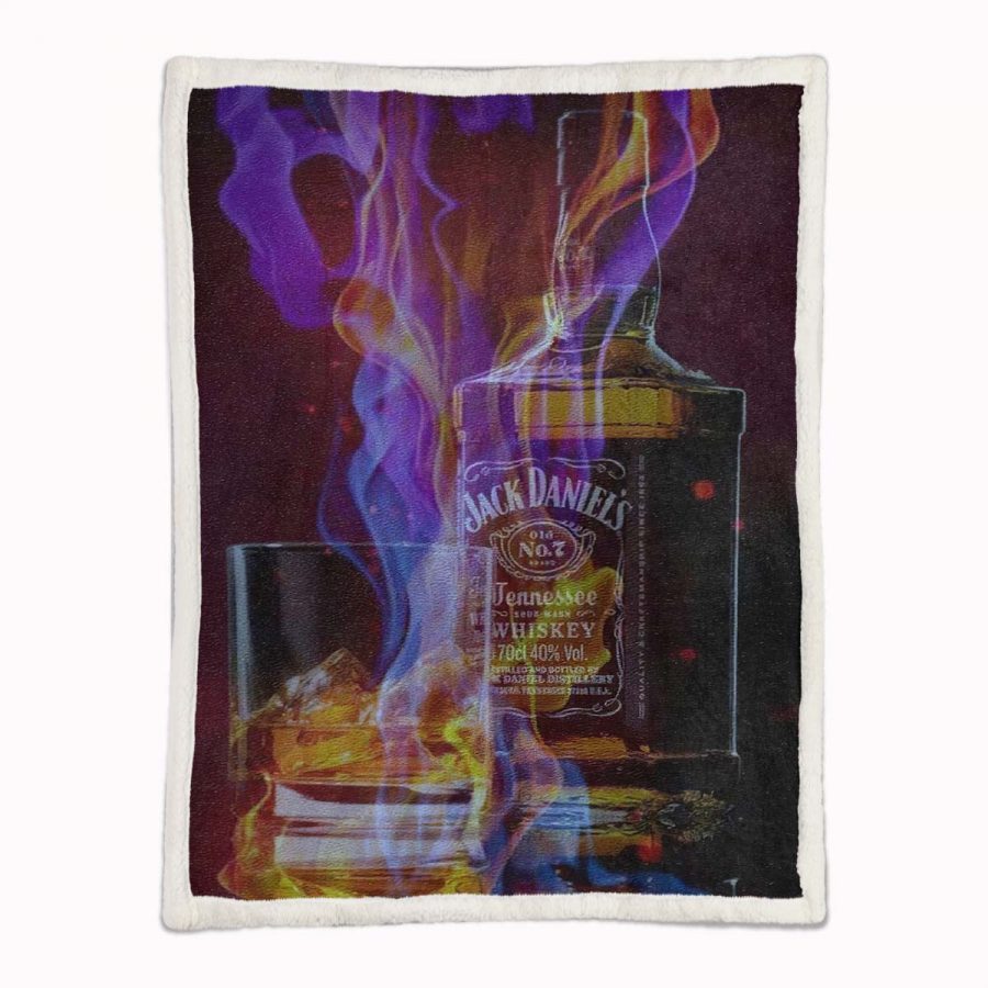 Jack Daniels Feuer Decke - Fleecedecke – Bild 2