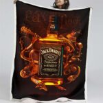 Jack Daniels Feuer 2 Decke – Fleecedecke