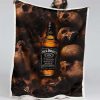 Jack Daniels Totenkopf 1001 Decke - Fleecedecke