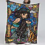 Jasminprinzessin Aladdin Märchen 03 Decke – Fleecedecke