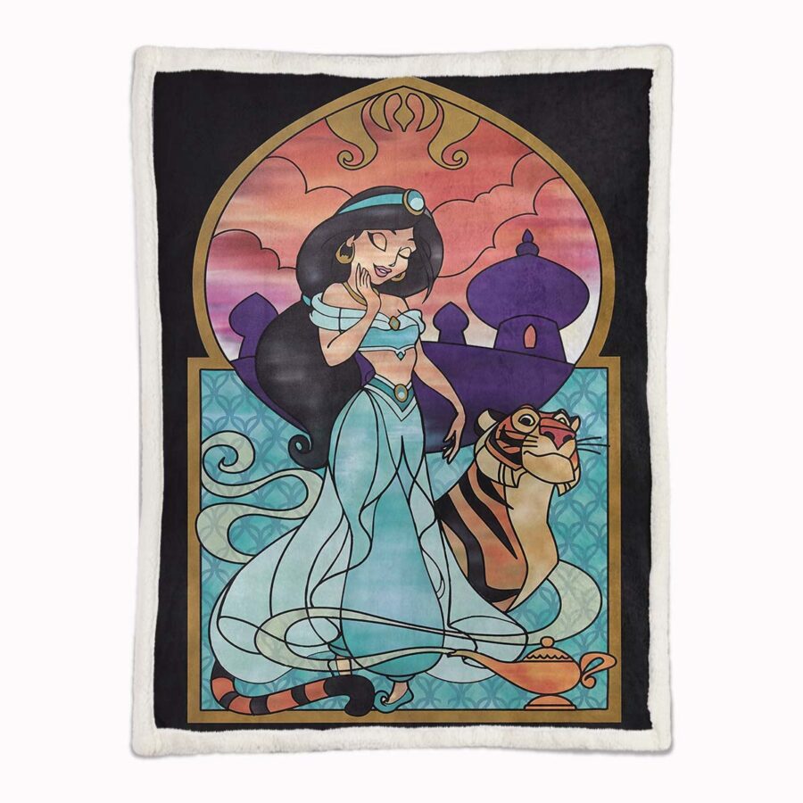 Jasmin Prinzessin Disney 1001 Decke - Fleecedecke – Bild 2