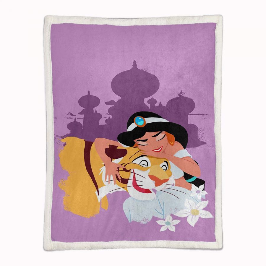 Jasmine Princess Disney 1002 Decke - Fleecedecke – Bild 2