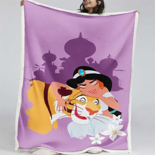 Jasmine Princess Disney 1002 Decke - Fleecedecke