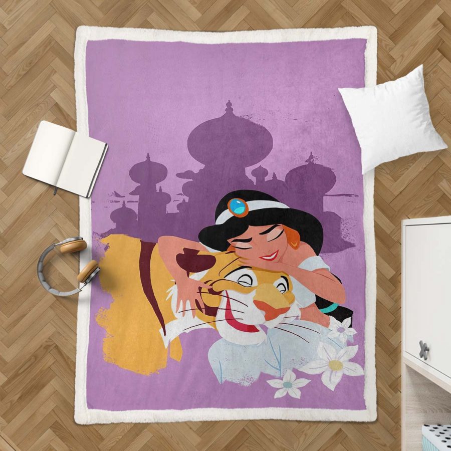 Jasmine Princess Disney 1002 Decke - Fleecedecke – Bild 3