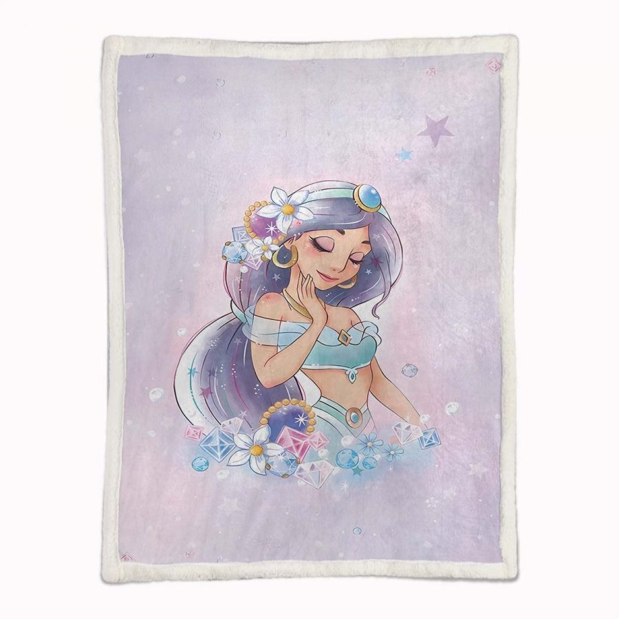 Jasmin Prinzessin Disney 1003 Decke - Fleecedecke – Bild 2