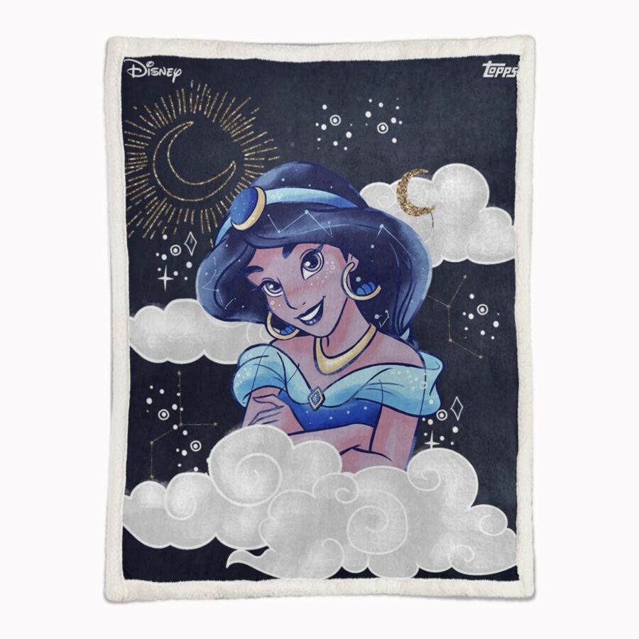 Jasmin Prinzessin Mond Himmel Decke - Fleecedecke – Bild 2