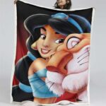 Jasmine Princess und der Tiger Raja Aladdin 02 Decke – Fleecedecke