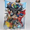 Justice League Alle Charaktere 01 Decke - Fleecedecke