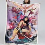 Justice League Alle Charaktere 03 Decke – Fleecedecke