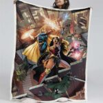 Justice League Alle Charaktere 04 Decke – Fleecedecke