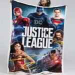 Justice League Alle Charaktere 04 Decke – Fleecedecke