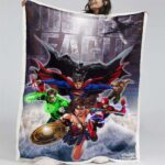 Justice League Alle Charaktere 05 Decke – Fleecedecke