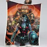 Justice League Alle Charaktere 06 Decke – Fleecedecke