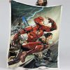 Justice League Alle Charaktere 12 Flash Decke - Fleecedecke