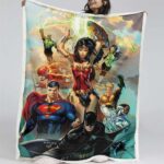 Justice League Alle Charaktere 16 Decke – Fleecedecke