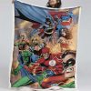 Justice League Alle Charaktere 15 Decke - Fleecedecke
