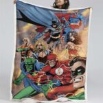 Justice League Alle Charaktere 15 Decke – Fleecedecke