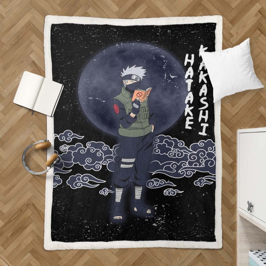 Kakashi 01 Decke - Fleecedecke – Bild 3