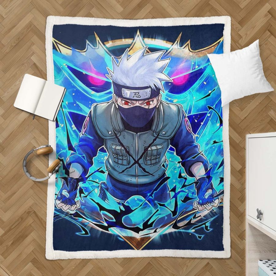 Kakashi 03 Decke - Fleecedecke – Bild 3