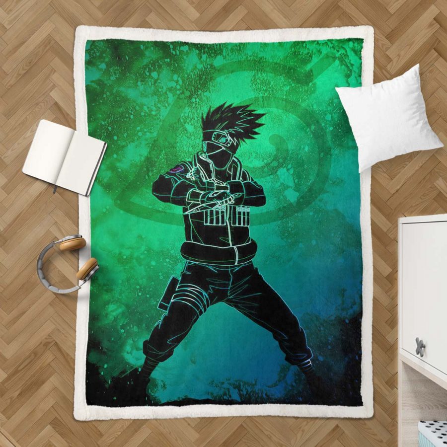 Kakashi 04 Decke - Fleecedecke – Bild 3