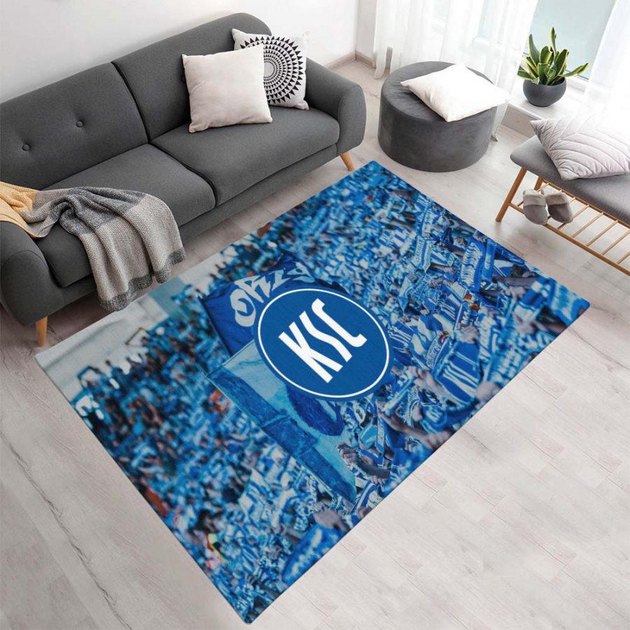 Karlsruher SC KSC Feld blau Teppich – Bild 2
