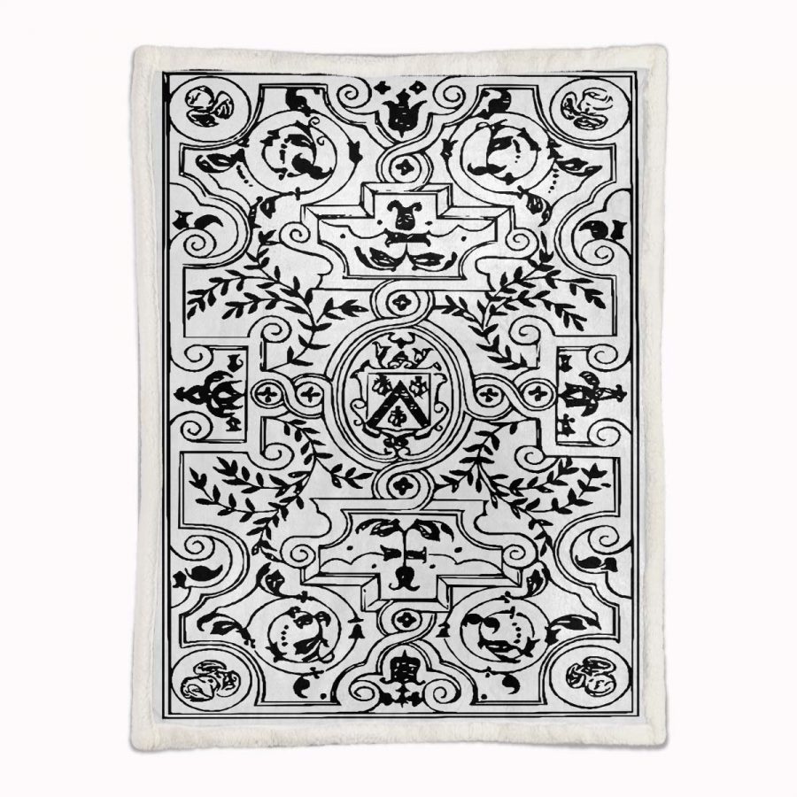 Teppiche mit Blattmotiv 02 Decke - Fleecedecke – Bild 2