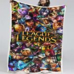 League of Legends Alle Charaktere 03 Decke – Fleecedecke