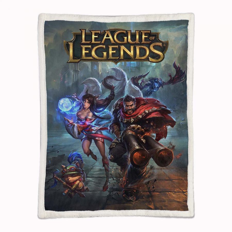 League of Legends Alle Charaktere 04 Decke - Fleecedecke – Bild 2