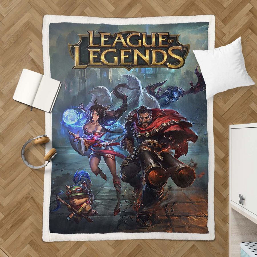 League of Legends Alle Charaktere 04 Decke - Fleecedecke – Bild 3